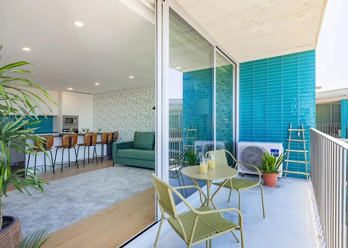 Apartment Sunny Vibes & Balcony With Pool Espinho (Aveiro)